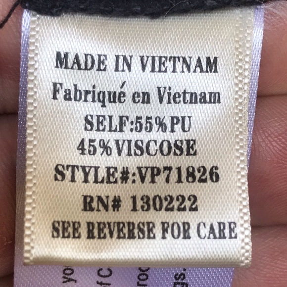 V Ery J leather like pants. - Picture 6 of 7